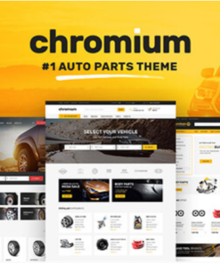 Chromium - Auto Parts Shop WordPress Elementor Theme