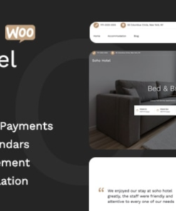 Soho Hotel Booking – Hotel WordPress Theme