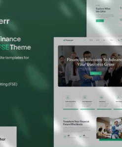 Financerr – Business and Finance FSE WordPress Theme